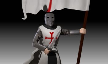 مدل Templar کار در Zbrush مدلسازی سه بعدی.