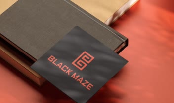 طراحی لوگوی مجموعه Black Maze Studio