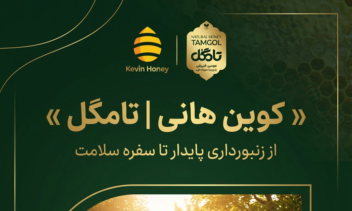 طراحی کاتالوگ محصولات زنبورعسل برند کِوین هانی و تامگل