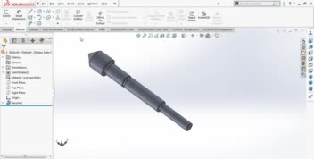نمونه کار سالیدورکس/solidworks