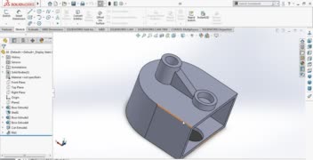 نمونه کار سالیدورکس/solidworks