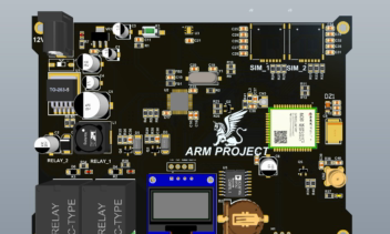 طراحی برد مبتنی بر STM32F103 با ماژول GSM MC60