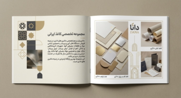 طراحی و صفحه آرایی کاتالوگ با استفاده از InDesign و Photoshop.