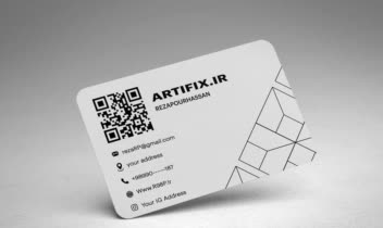 کارت ویزیت هلدینگ ساختمانی ارتیان