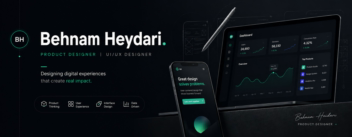 طراحی بنر برند شخصی UI/UX و Product Design