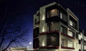 طراحی نمای ساختمان و نورپردازی در شب 3D S Max .Vray