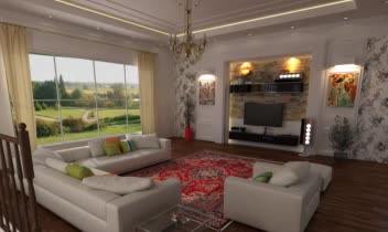 طراحی داخلی ساختمان 3d s Max.vray