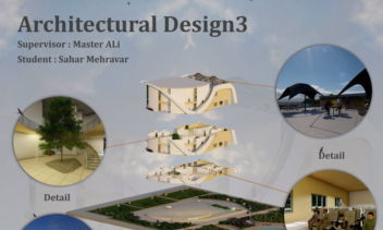 شیت بندی و مدلسازی پروژه طراحی کتابخانه