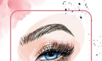 طراحی کارت ویزیت برای کارفرمای مژه کار