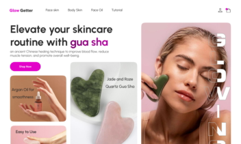 طراحی UX UI سایت فروشگاهی-فروش محصولات مراقبت پوست