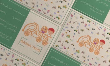 – طراحی کارت برای فروشگاه اسباب بازی –