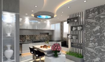 طراحی داخلی و نما مسکونی  ویلایی