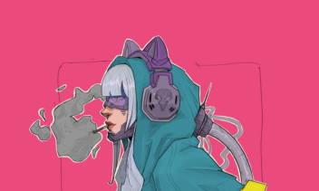 Many Faces and sketches & cyberpunk
