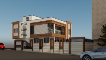 طراحی داخلی و نما مسکونی  ویلایی