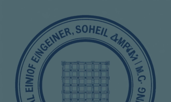 طراحی مهر اختصاصی مهندسی (سقف وافل) با قابلیت ویرایش کامل»
