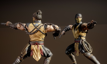 Mortal Kombat Scorpion طراحی اکشن فیگور