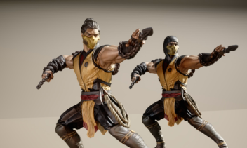 Mortal Kombat Scorpion طراحی اکشن فیگور