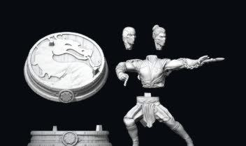 Mortal Kombat Scorpion طراحی اکشن فیگور