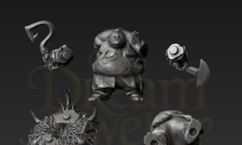 طراحی و مدلسازی فیگور Dota2 Pudge