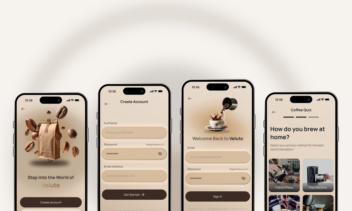 طراحی اپلیکیشن موبایل فروش قهوه