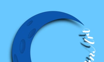 طراحی لوگوی مینیمال پیج هنری Lunart