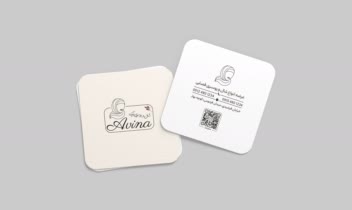 طراحی کارت ویزیت فروشگاه شال و روسری