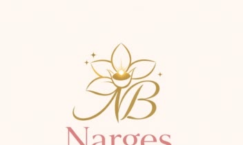 طراحی لوگو و کارت ویزیت برای سالن آرایشی زنانه Narges Beauty