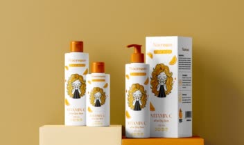 طراحی لیبل و بسته بندی محصولات آرایشی بهداشتی 🧡