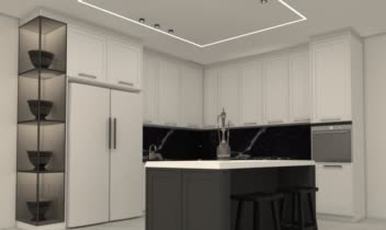 طراحی کابینت وآشپزخانه وپذیرایی ونشیمن