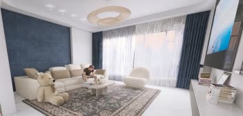 طراحی اتاق نشیمن در یک خانه کوچک