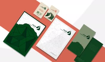 طراحی هویت بصری برند تجهیزات کوهنوردی سهند