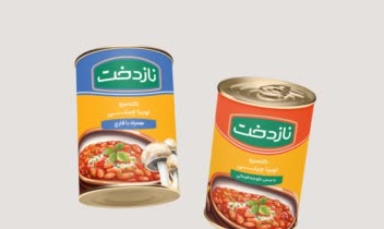 محصولات غذایی نازدخت که شامل روغن، نت ماهی، رب گوجه و کنسرویجات می باشد.