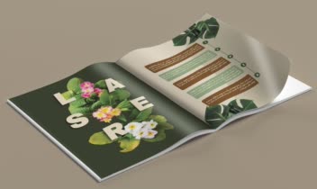 طراحی کاتالوگ مجله برای مرکز لیزر ماهور