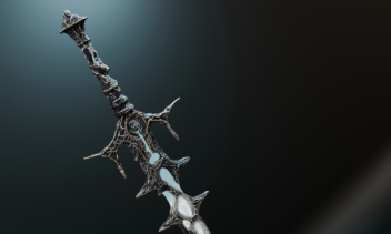 Knight wizard and its ice sword