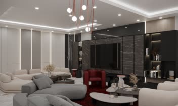 طراحی داخلی یک واحد مسکونی ۲۰۰ متری در مهرشهر