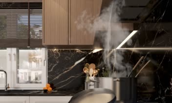 طراحی اشپزخانه به سبک نئوکلاسیک