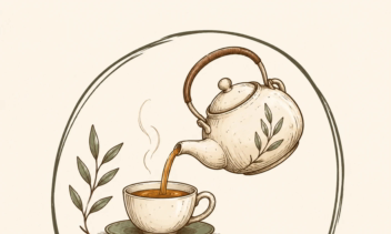 Logo Design for Cafe Tea /طراحی لوگو برای کافه تی