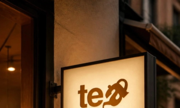 طراحی تابلو برای کافه tea با درنظر گرفن اِلِمان‌های بصری مناسب