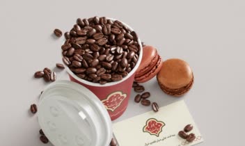 طراحی هویت سازمانی برند کافه بیدخت
