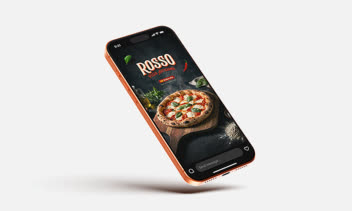 استوری حرفه‌ای و خلاقانه پیتزا فروشی"Rosso" (کشور ایتالیا)