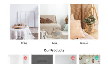 طراحی UI و برنامه‌نویسی سایت فروشگاهی لوازم منزل