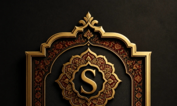 طراحی لوگوی لاکچری و سلطنتی فروشگاه فرش سارین