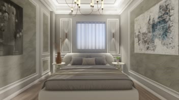 طراحی و رندرینگ داخلی پروژه مسکونی
