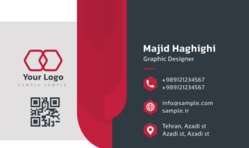 خام ـ طراحی نمونه کارت ویزیت ۶ مناسب انواع کسب‌وکارها