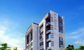 طراحی و رندرینگ نما مدرن اپارتمان مسکونی