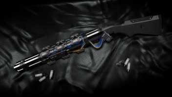 Cerulean Systems - Triple Barrel Shotgun طراحی مدل و Game Asset