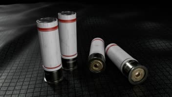 Cerulean Systems - Triple Barrel Shotgun طراحی مدل و Game Asset