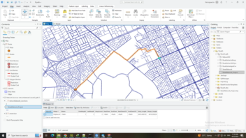 مسیر یابی خودکار در Arcgis pro