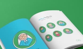طراحی کاراکتر برای برنامه اجتماعی