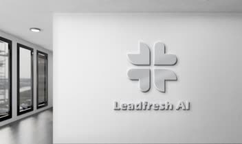 طراحی لوگوی هوش مصنوعی Leadfresh AI